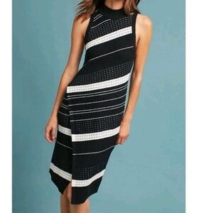 MOTH By Anthropologie Asymmetrical Turtleneck Sweater Dress Size Medium